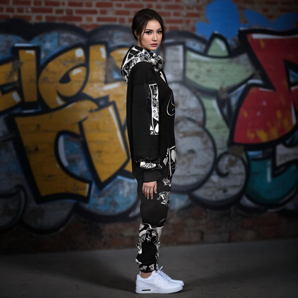 •QUEEN•OF•HEARTS• LUXURY JOGGER SWEATSUITS (CUT & SEW)(EMBROIDERED LOGO)