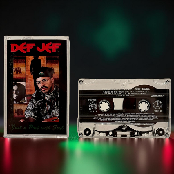 •DEF JEF ~ JUST A POET WITH SOUL• ~1989 OG PRESSING~ (CASSETTE TAPE) (3)