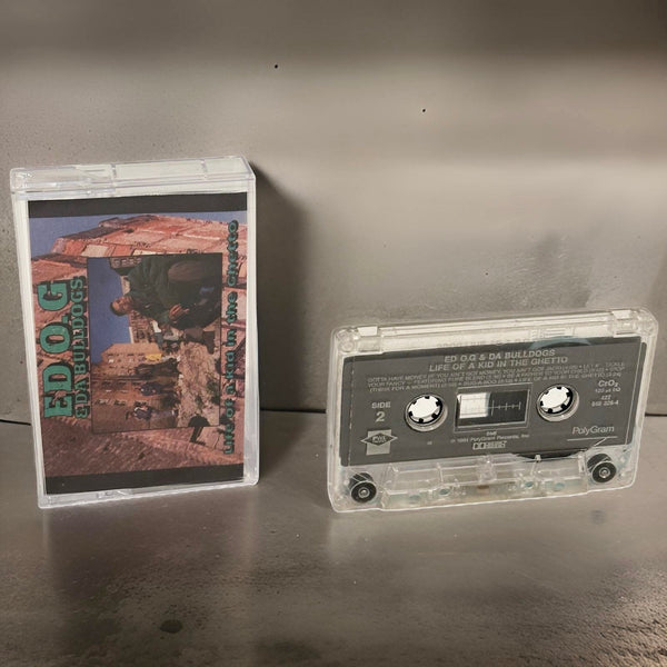 •ED O.G. & DA BULLDOGS ~ LIFE OF A KID IN THE GHETTO• (1991 OG PRESSING) (CASSETTE TAPE)