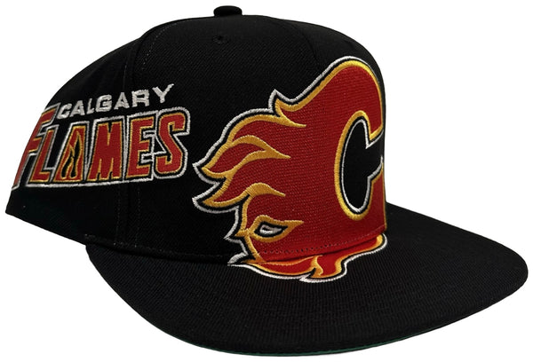 *Calgary Flames* snapback hats by Mitchell & Ness
