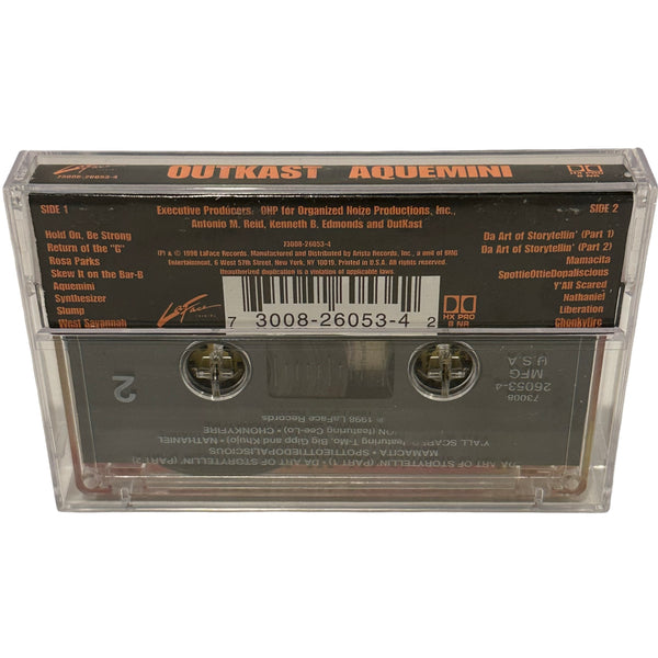 •OUTKAST - AQUEMINI• ~1998 OG PRESSING~ (CASSETTE TAPE)