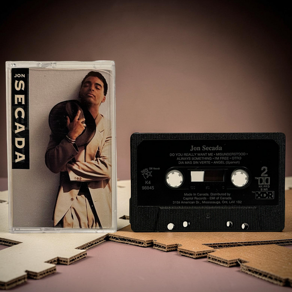 •JON SECADA ~ JON SECADA• ~1992 OG CANADIAN PRESSINGS~ (CD & CASSETTE TAPE)