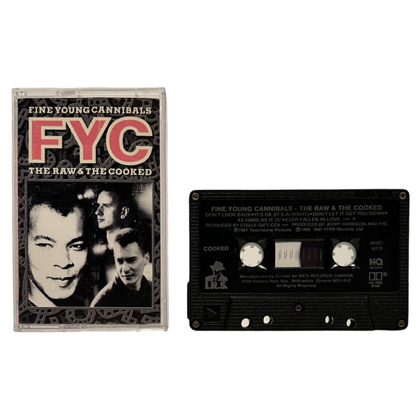 •FINE YOUNG CANNIBALS - THE RAW & THE COOKED• ~1988 OG CANADIAN PRESSING~ (CASSETTE TAPE) (BLACK SHELL)