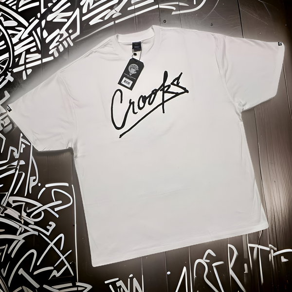 *CROOKS & CASTLES* (WHITE) SHORT SLEEVE T-SHIRTS