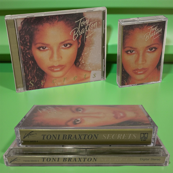 •TONI BRAXTON ~ SECRETS• ~1996 OG PRESSINGS~ (CD & CASSETTE TAPE)