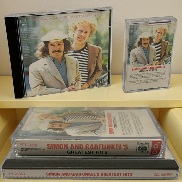 •SIMON AND GARFUNKLE’S - GREATEST HITS• ~1972 OG CANADIAN REPRESSINGS~ (CD & CASSETTE TAPE)