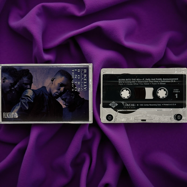 •R.KELLY AND PUBLIC ANNOUNCEMENT - BORN INTO THE 90’s• ~1992 OG PRESSING~ (CASSETTE TAPE)