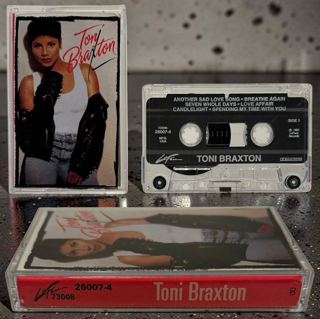 •TONI BRAXTON ~ TONI BRAXTON• ~1993 OG PRESSING~ (CASSETTE TAPE) (2)