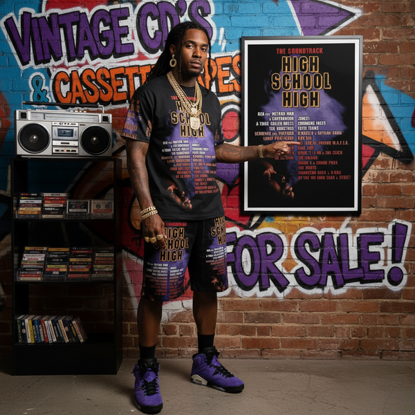 •HIGH SCHOOL HIGH ~ THE SOUNDTRACK• ~1996 OG PRESSING~ (CASSETTE TAPE) (2)