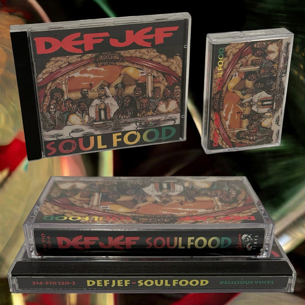 •DEF JEF - SOUL FOOD• ~1991 OG PRESSINGS~ (CD & CASSETTE TAPE)