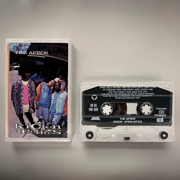 •THE AFROS ~ KICKIN’ AFROLISTICS•  (1990 OG PRESSING) (CASSETTE TAPE)