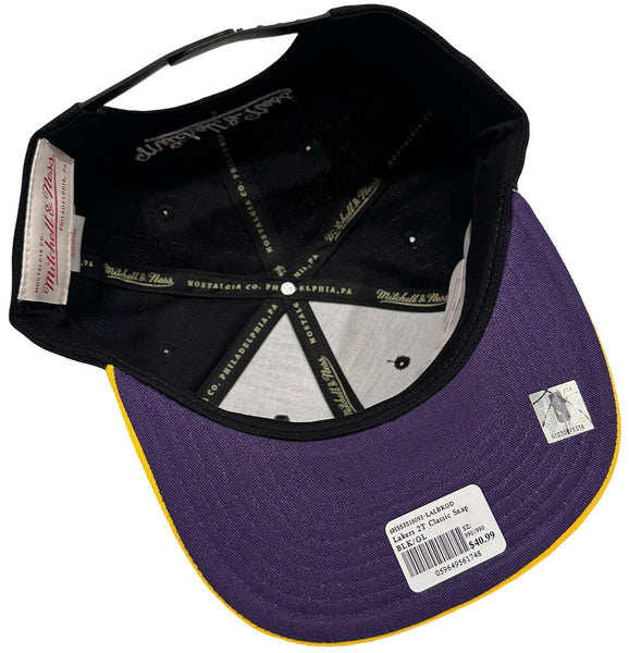 *Los Angeles Lakers* snapback hats by Mitchell & Ness