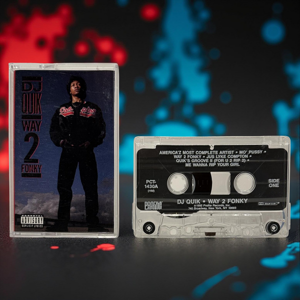 •DJ QUIK - WAY 2 FONKY• ~1992 OG PRESSING~ (CASSETTE TAPE)