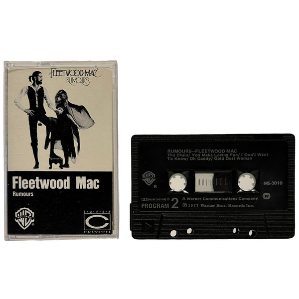 •FLEETWOOD MAC - RUMORS• ~1977 OG CANADIAN REPRESSING~ (CASSETTE TAPE) (BLACK SHELL)