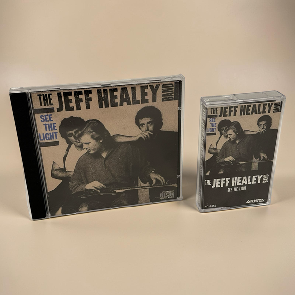 •THE JEFF HEALEY BAND ~ SEE THE LIGHT• ~1988 OG CANADIAN PRESSINGS~ (CD & CASSETTE TAPE)