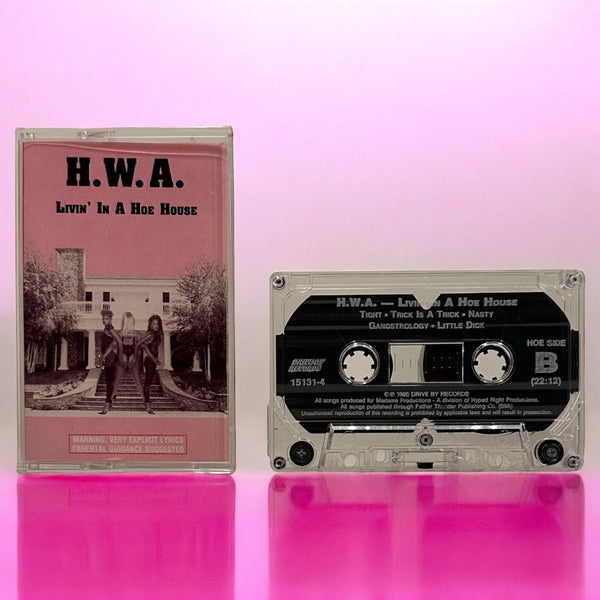 •H.W.A. - LIVIN’ IN A HOE HOUSE• ~1990 OG PRESSING~ (CASSETTE TAPE)
