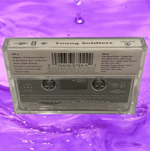 •YOUNG SOLDIERZ - YOUNG SOLDIERZ• ~1993 OG PRESSING~ (CASSETTE TAPE)