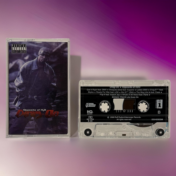 •DRAG-ON ~ OPPOSITE OF H2O• ~2000 OG PRESSING~ (CASSETTE TAPE)