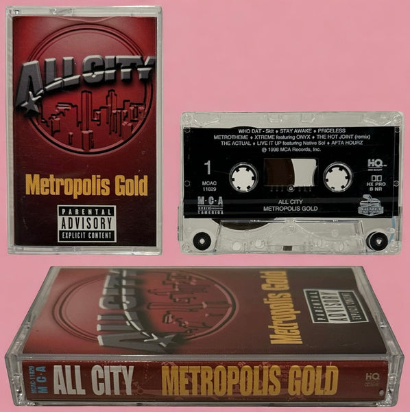 •METROPOLIS GOLD - METROPOLIS GOLD• ~1998 OG PRESSING~ (CASSETTE TAPE)