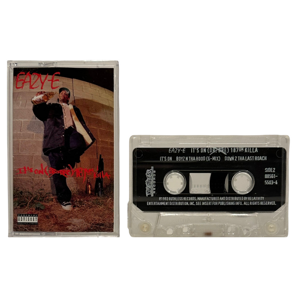 •EAZY-E - IT’S ON (DR. DRE) 187UM KILLA• ~1993 OG PRESSINGS~ (CD & CASSETTE TAPE)