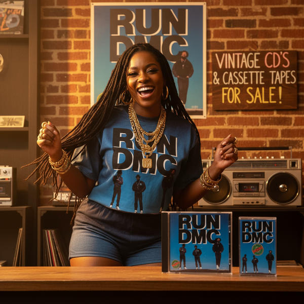 •RUN DMC - TOUGHER THAN LEATHER• ~1988 OG PRESSINGS~ (CD & CASSETTE TAPE)