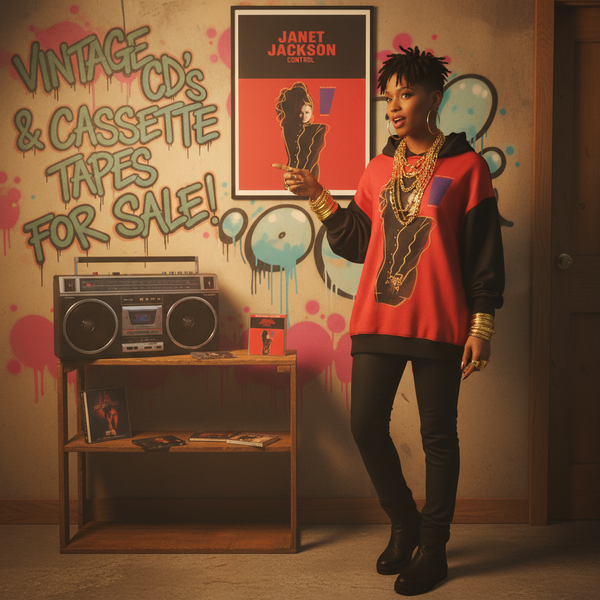 •JANET JACKSON - CONTROL• ~1986 OG CANADIAN PRESSINGS~ (CD & CASSETTE TAPE)