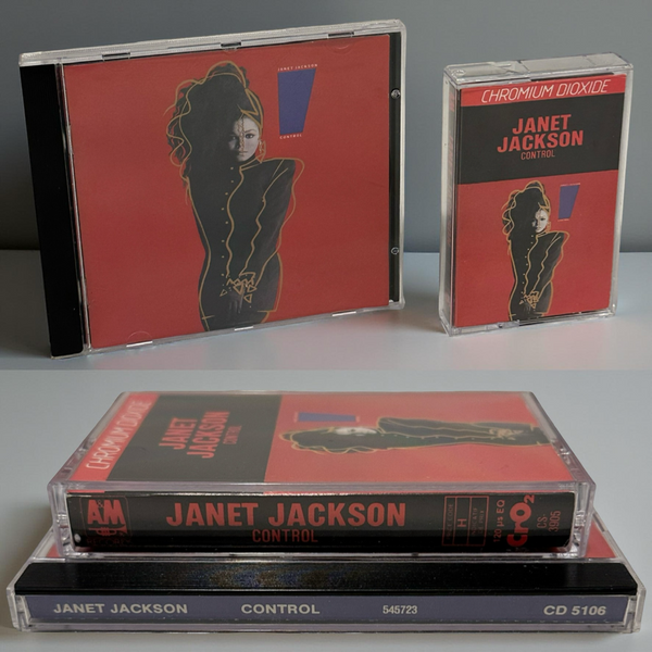 •JANET JACKSON - CONTROL• ~1986 OG CANADIAN PRESSINGS~ (CD & CASSETTE TAPE)