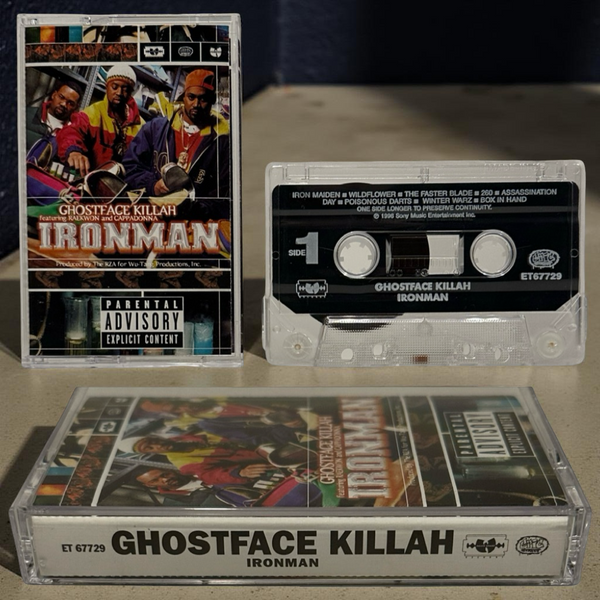 •GHOSTFACE KILLAH - IRONMAN• ~1996 OG PRESSING~ (CASSETTE TAPE)