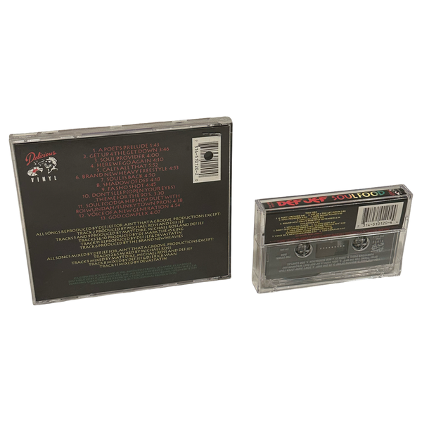 •DEF JEF - SOUL FOOD• ~1991 OG PRESSINGS~ (CD & CASSETTE TAPE)