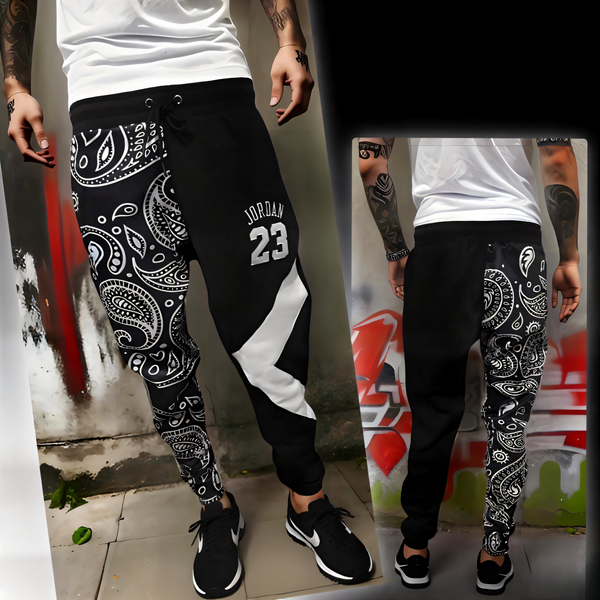 ^23^ CUSTOM MADE (5XL) CUT & SEW LUXURY JOGGER SWEATPANTS (EXCLUSIVE)
