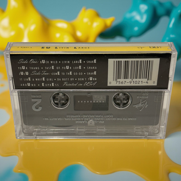 •E.U. - LIVIN’ LARGE• ~1989 OG PRESSING~ (CASSETTE TAPE)
