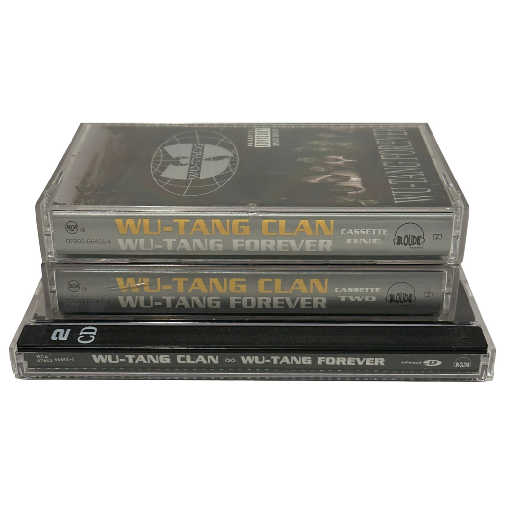 •WU-TANG CLAN ~ FOREVER• ~1997 OG DOUBLE ALBUM CANADIAN PRESSINGS~ (2CD & 2CASSETTE TAPES)