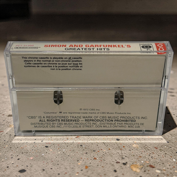 •SIMON AND GARFUNKLE’S ~ GREATEST HITS• ~1972 OG CANADIAN REPRESSING~ (CASSETTE TAPE) (BLACK SHELL)