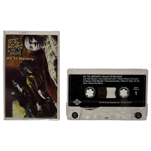 •SOULS OF MISCHIEF - 93 ‘TILL INFINITY• ~1993 OG PRESSINGS~ (CD & CASSETTE TAPE)