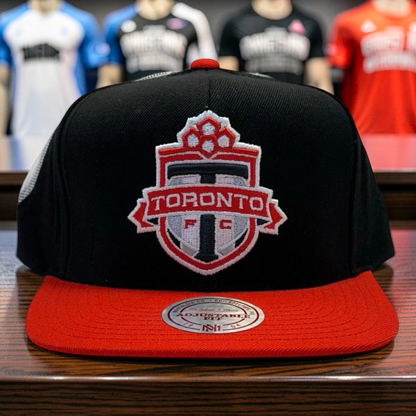 *TORONTO FOOTBALL CLUB* Snapback Hats by Michell and Ness (Adjustable Fit) (Mesh)