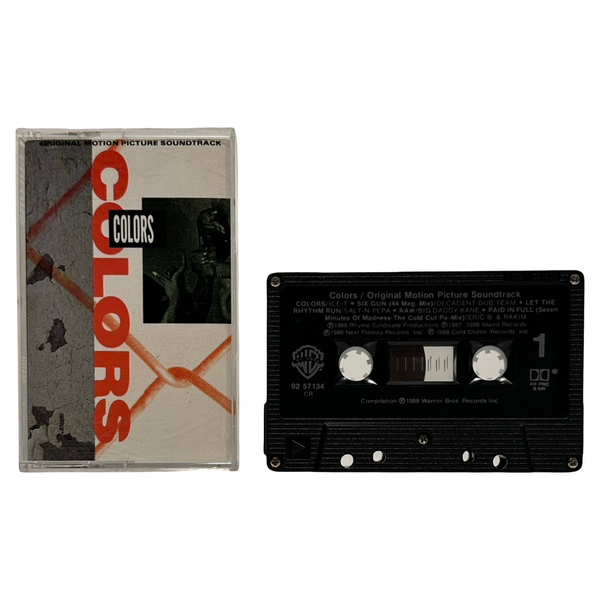 •COLORS - ORIGINAL MOTION PICTURE SOUNDTRACK• ~1988 OG CANADIAN PRESSING~ (CD & CASSETTE TAPE)