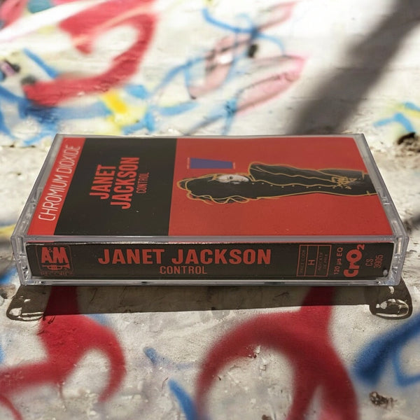 •JANET JACKSON - CONTROL• ~1986 OG PRESSING~ (CASSETTE TAPE) (CANADIAN BLACK SHELL)