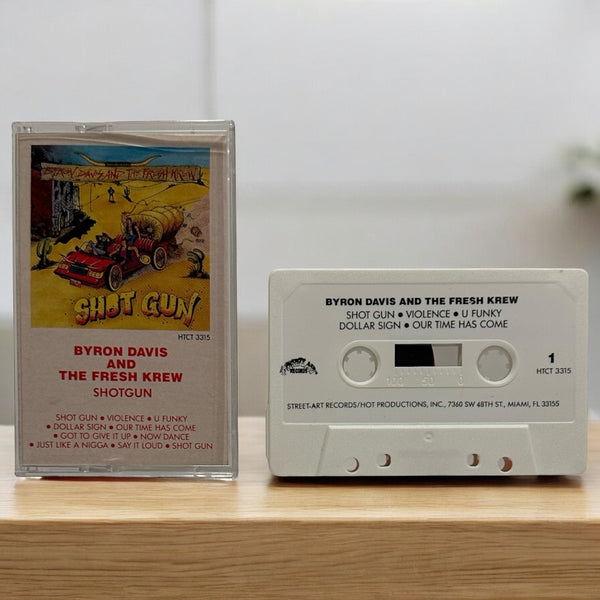 •BYRON DAVIS AND THE FRESH KREW - SHOTGUN• ~1989 OG PRESSING~ (CASSETTE TAPE)