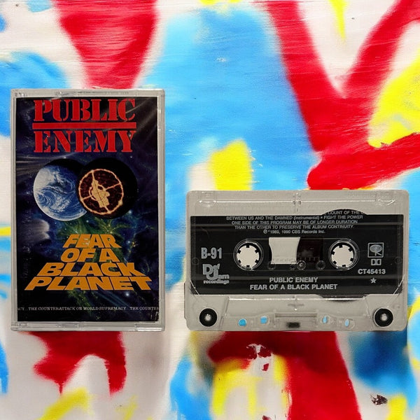 •PUBLIC ENEMY ~ FEAR OF A BLACK PLANET• ~1990 OG PRESSING~ (CASSETTE TAPE)