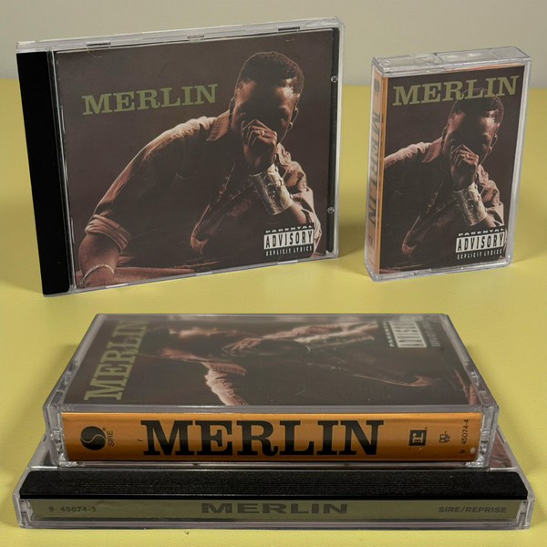 •MERLIN - MERLIN• ~1992 OG PRESSINGS~ (CD & CASSETTE TAPE) (UK HIP-HOP)