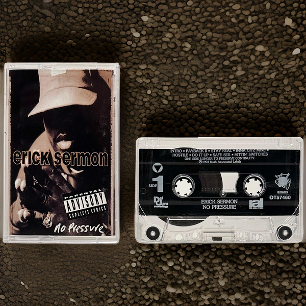 •ERICK SERMON - NO PRESSURE• ~1993 OG PRESSING~ (CASSETTE TAPE) (1)