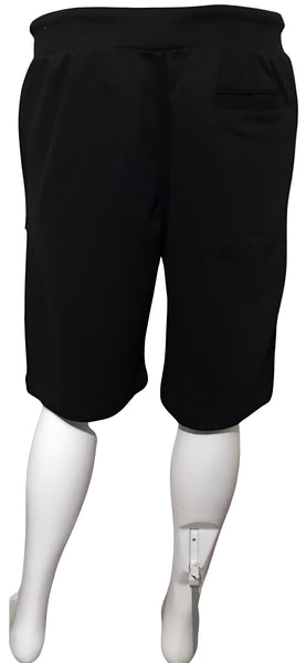 ^CROOKS & CASTLES^ (BLACK) ~CHICAGO~ MEN'S KNIT SUMMER SHORTS FOR MEN