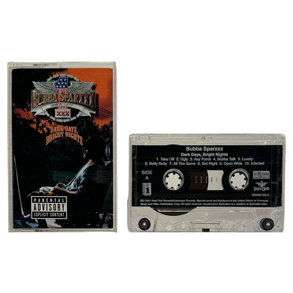 •BUBBA SPARXXX - DARK DAYS, BRIGHT NIGHTS OF• ~2001 OG PRESSINGS~ (CD & CASSETTE TAPE)
