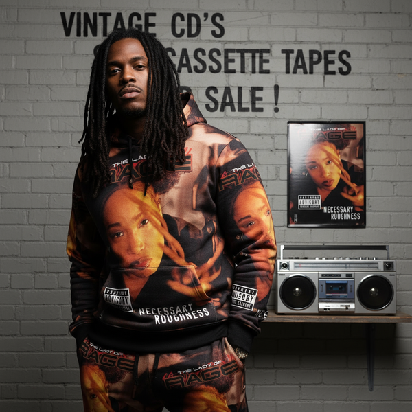 •THE LADY OF RAGE - NECESSARY ROUGHNESS• ~1997 OG CANADIAN PRESSING~ (CASSETTE TAPE)