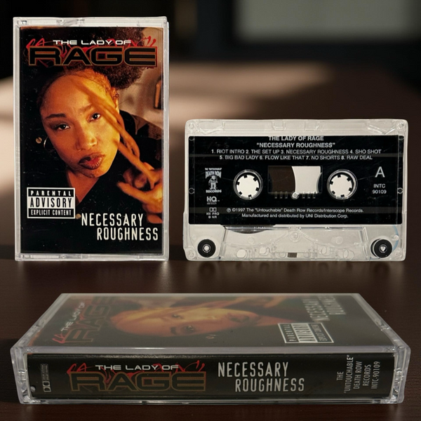 •THE LADY OF RAGE - NECESSARY ROUGHNESS• ~1997 OG CANADIAN PRESSING~ (CASSETTE TAPE)