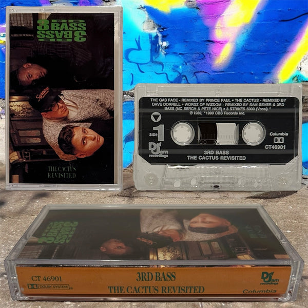 •3RD BASS ~ THE CACTUS REVISITED• ~1990 OG PRESSING~ (CASSETTE TAPE)