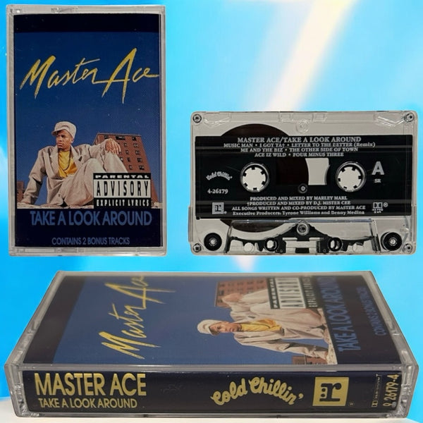 •MASTER ACE - TAKE A LOOK AROUND• ~1990 OG PRESSING~ (CASSETTE TAPE)