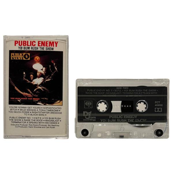 •PUBLIC ENEMY - YO! BUM RUSH THE SHOW• ~1987 OG PRESSINGS~ (CD & CASSETTE TAPE)