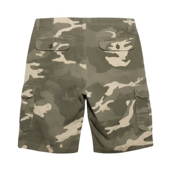 *KANGOL* ~KHAKI~ •CAMOUFLAGE CARGO SHORTS•
