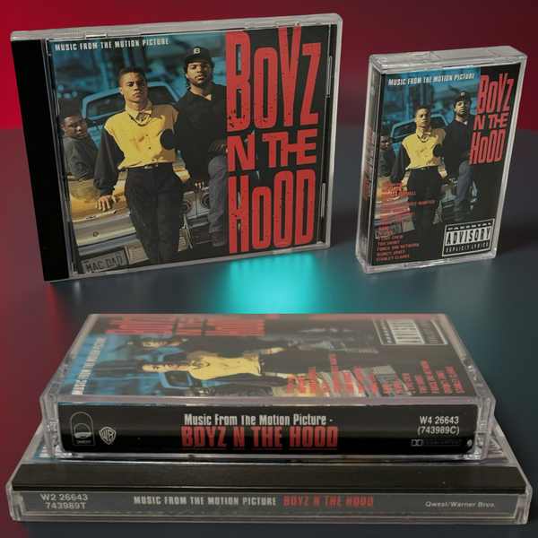 •BOYZ N THE HOOD - MUSIC FROM THE MOTION PICTURE• ~1991 OG CANADIAN PRESSINGS~ (CD & CASSETTE TAPE)